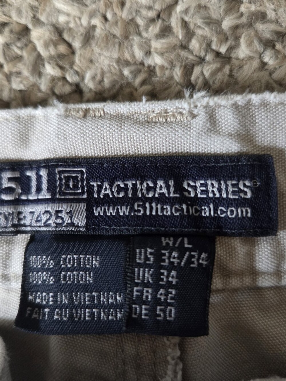 5.11 Tactical Womens Cargo Pants Size US 34 Khaki/ Pink - Picture 14 of 16
